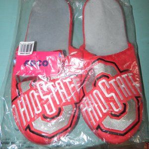 FOCO Ohio State Buckeyes House Slippers Shoes Size XL